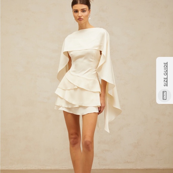 Miss Rosier Lyna Cape Dress - Picture 6 of 8